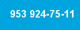 953 924-75-11
